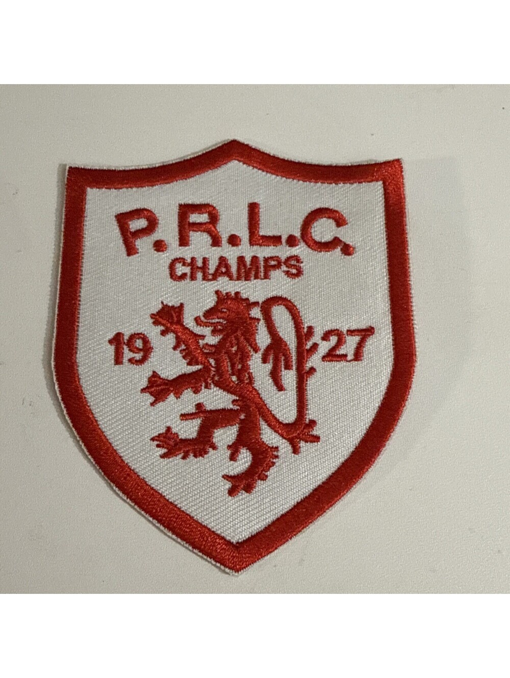 Rare Polo Ralph Lauren Champs Large iron-on Patch 4 x 3 Inch